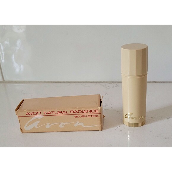 Avon Blush Sticks Natural Radiance Moon Roses 1988 Vintage New w Box READ - Picture 3 of 13